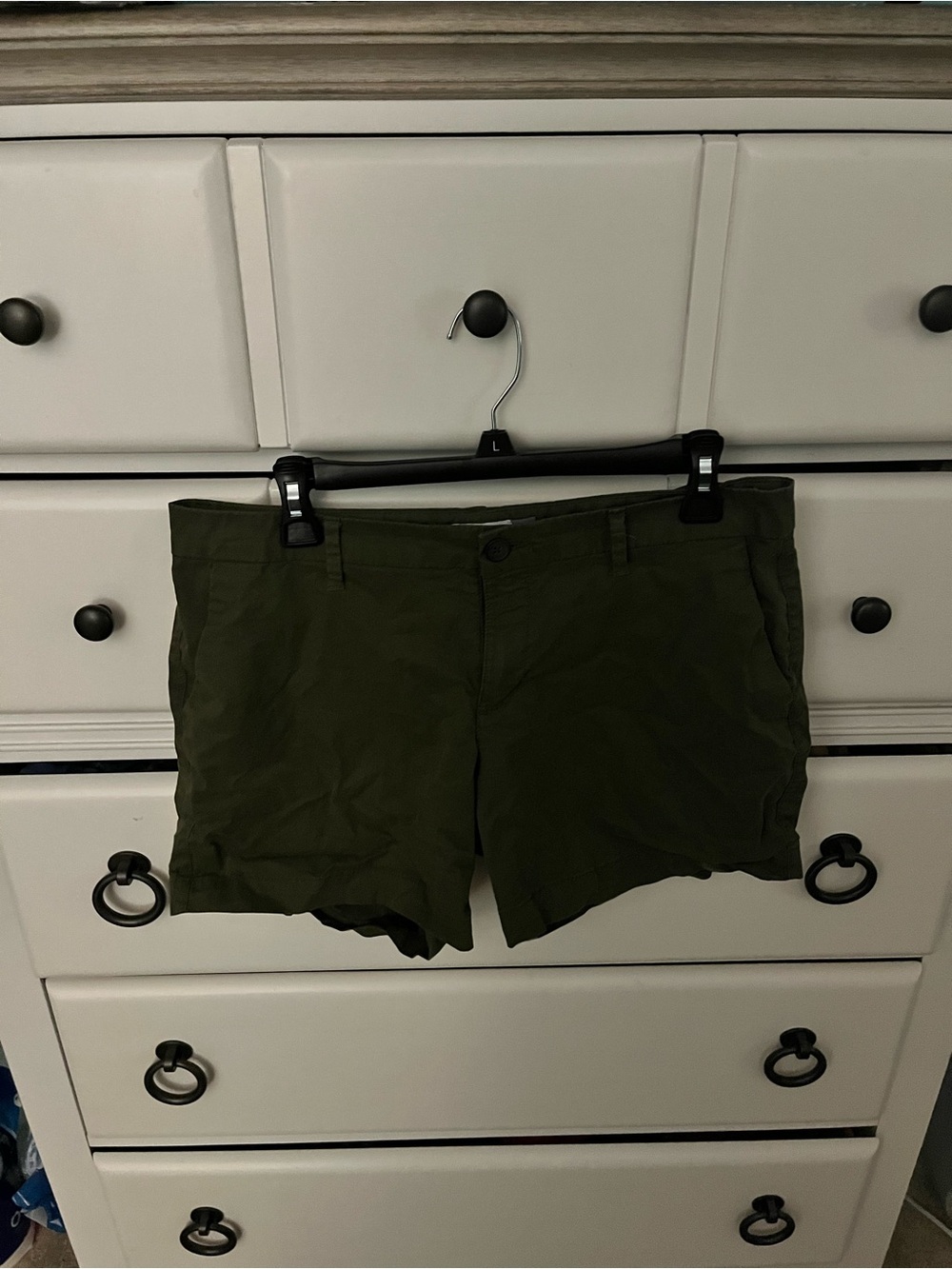 Old Navy Olive Green Chino Bermuda Shorts